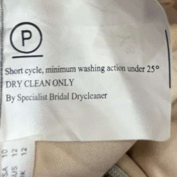 Gold Long Sparkly Evening Wedding Prom Dress Gown - Picture 7 of 10